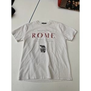 Brandy Melville Eternal Rome White Tee Vintage